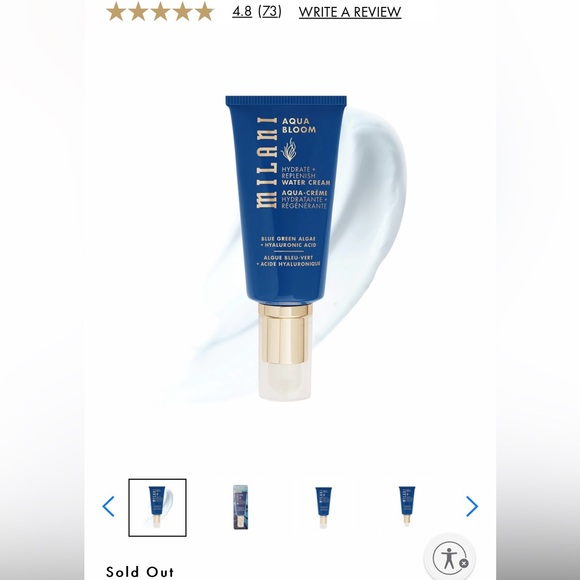 Milani Aqua Bloom Water Cream - Blue - Picture 1 of 1